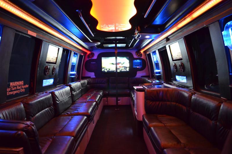 group transportation limo interior